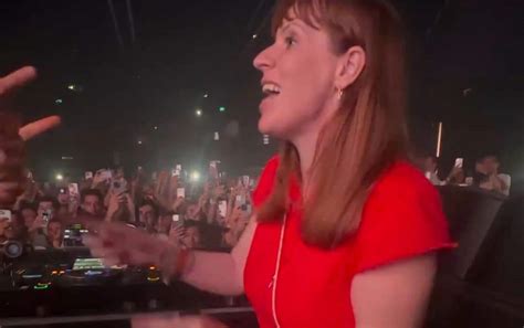 Watch: Angela Rayner raves in Ibiza DJ booth .